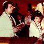 1977 : Bar mitsva de Yves Zirah, avec son papa Mr Maurice Zirah et auprès du (...)