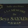 Mme Beya SAYADA (z'l), épouse de Mr Abraham Sayada (z'l) (...)