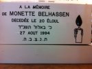 Menana Monette Belhassen bat Marie (z'l), épouse de Mr William Moché (...)
